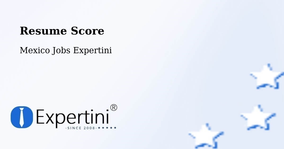 Resume Score & Job Description Match Tool – Lepan - Mexico Jobs Expertini